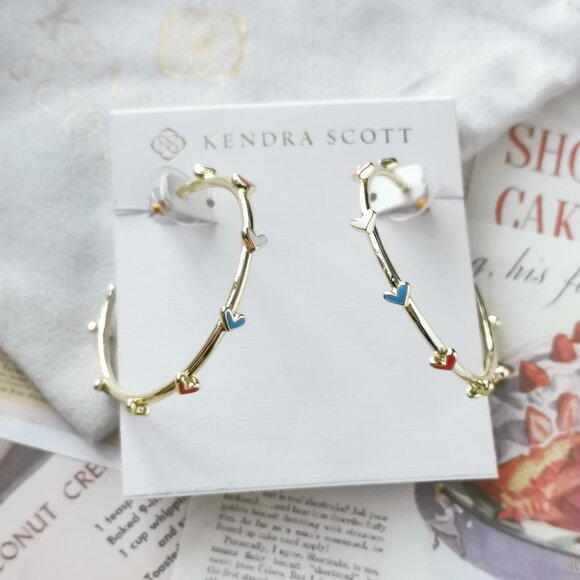 Kendra Scott Jewelry - Kendra Scott Haven Heart Hoop Earrings